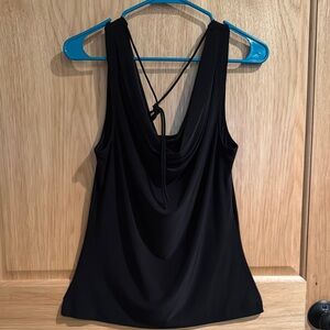 Elegant Black Sleeveless Top